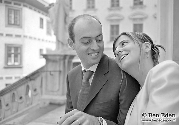 A civil ceremony in Vienna, Austria