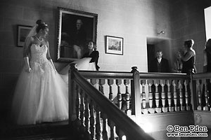 Bride making a Tour of the La Verrerie Castle